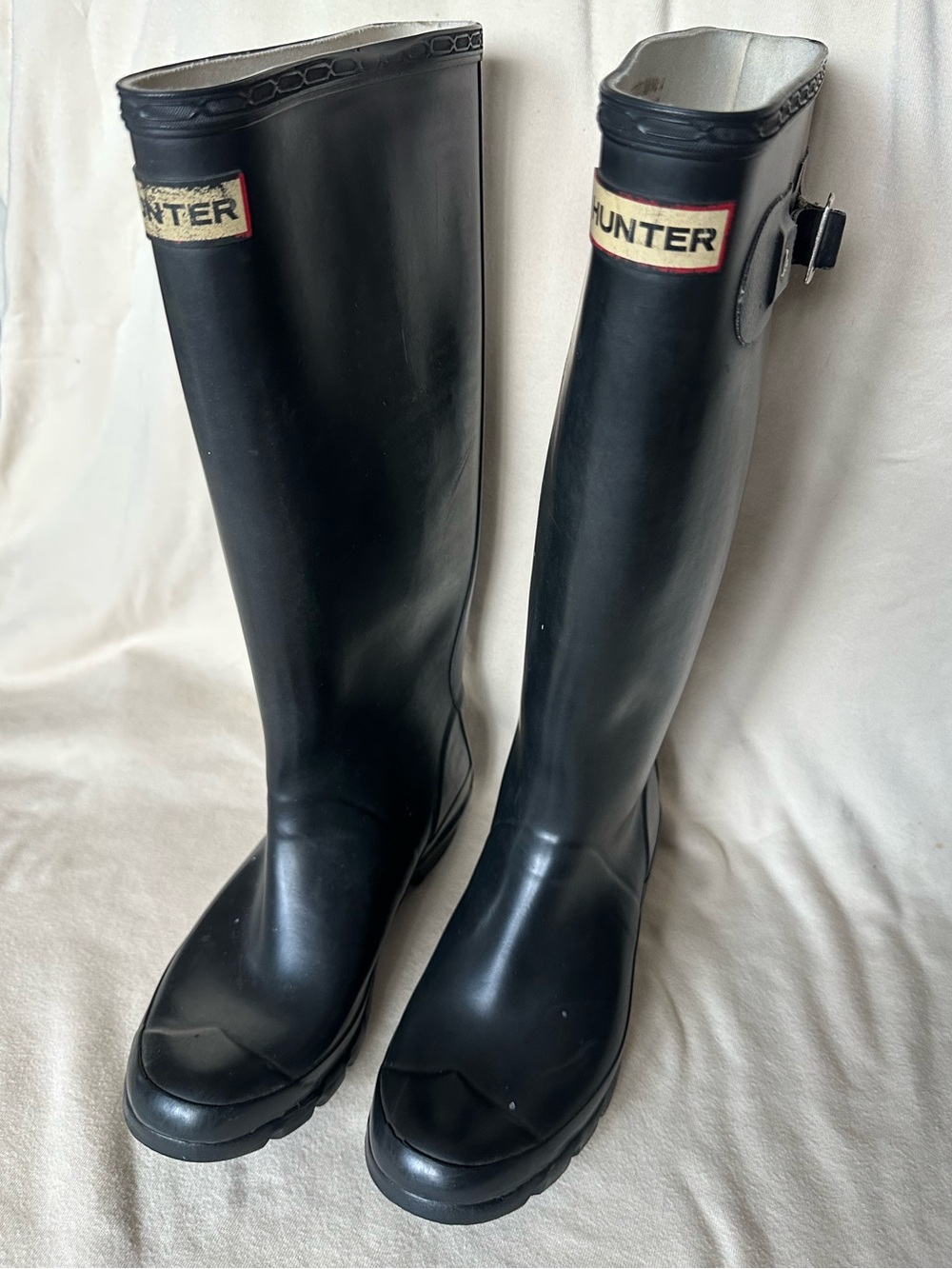 Hunter Hntres women w23279 rain Wellington waterproof boots Black 5 - Picture 10 of 15